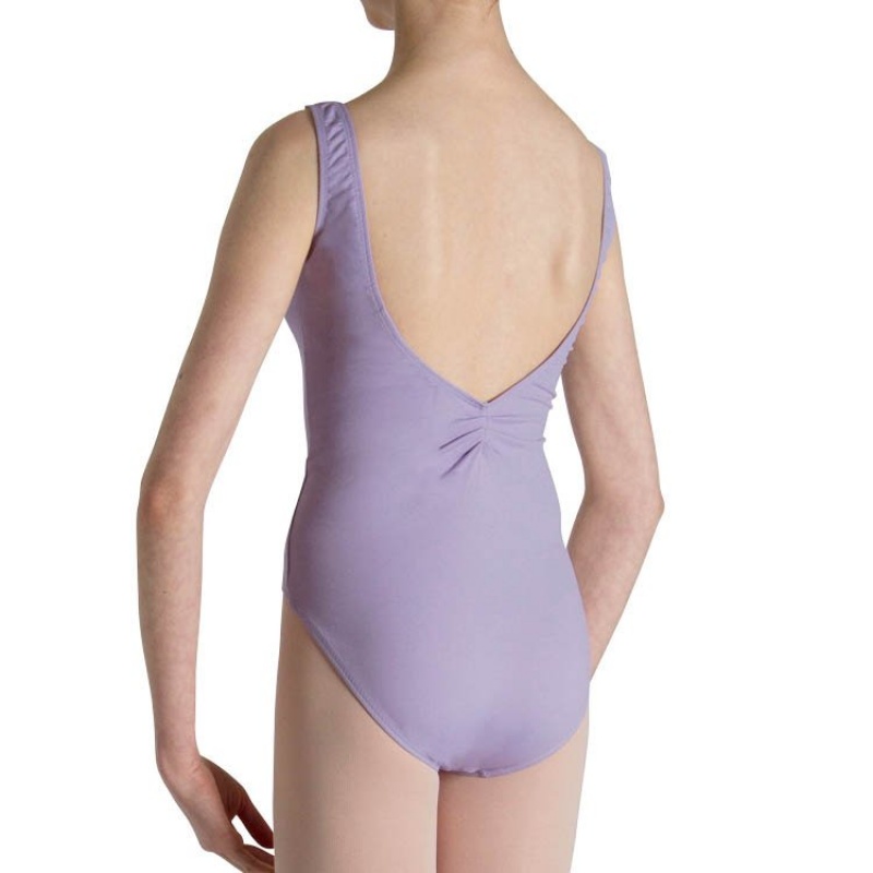 Bloch Cecilia Gathered Tank Kids' Leotards Lilac | XILBH23290