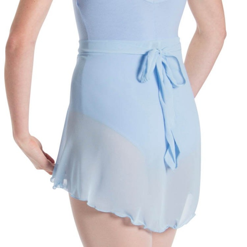 Bloch Charis Short Tie Wrap Women's Skirts Ballet Blue | ILNZX39854