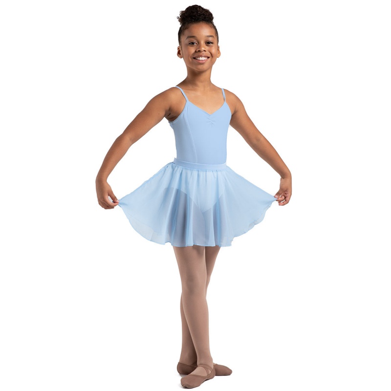 Bloch Chayanne Chiffon Short Circle Kids' Skirts Bluebird | ILCVG64650