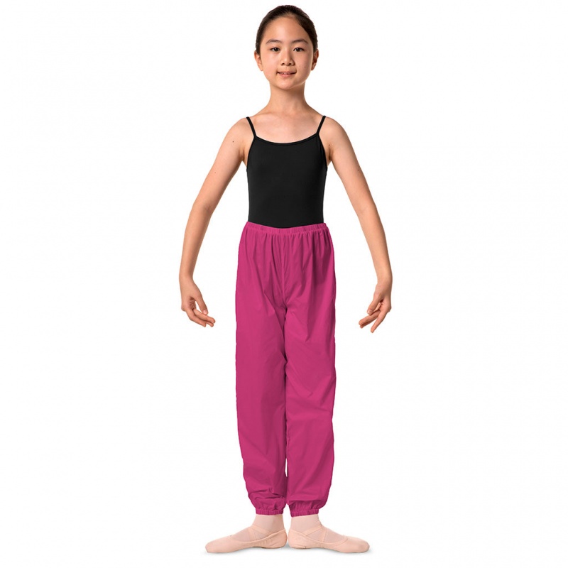 Bloch Children Ripstop Pants Kids' Bottoms Raspberry | TILPQ98453