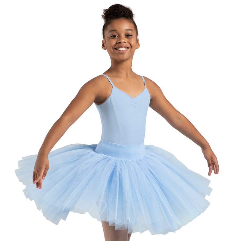 Bloch Classic Practice Kids\' Skirts Bluebird | ILJVR90887