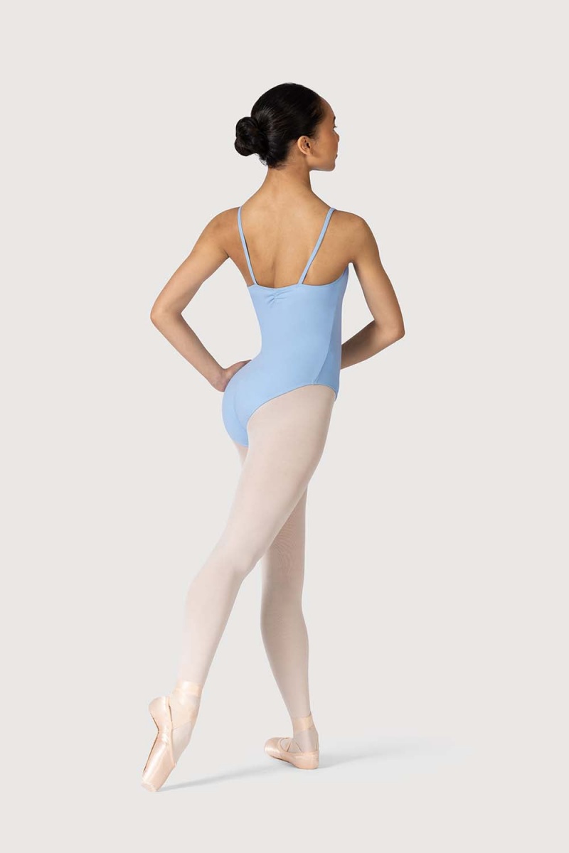 Bloch Claudette Gathered Cami Women's Leotards Chambray | ILEGJ56817