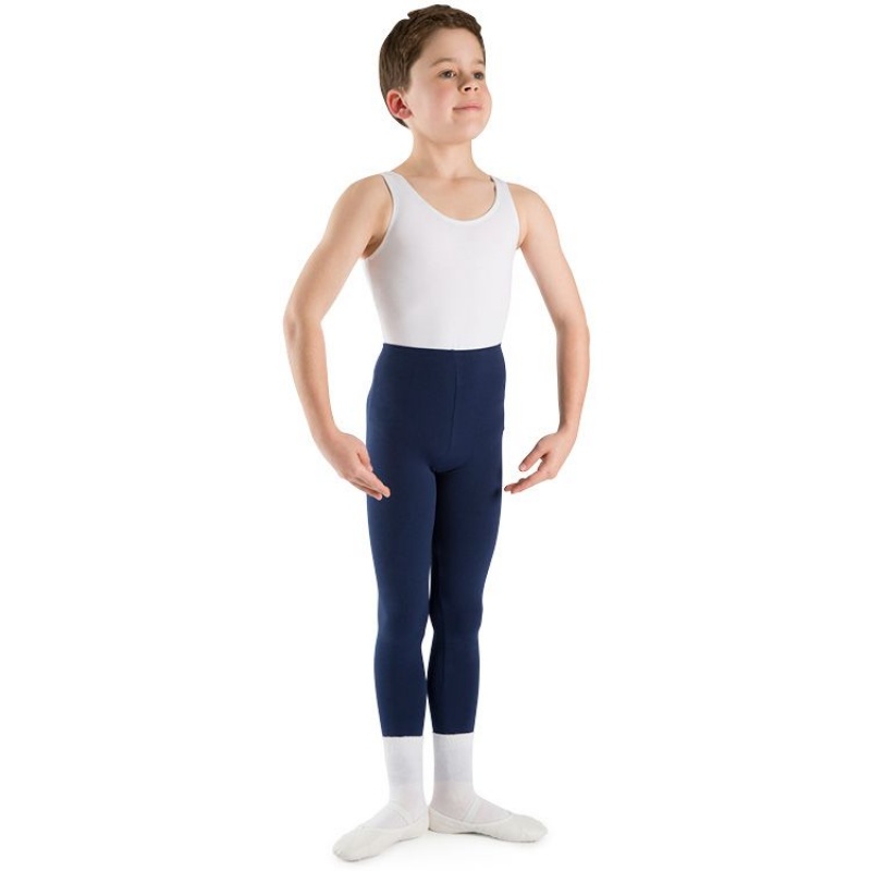 Bloch Dale Footless Kids' Tight Navy | FILUI49488