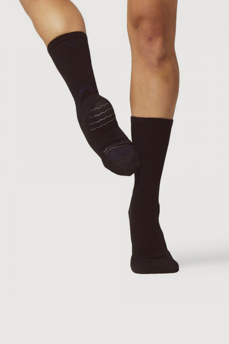 Bloch Dance Sock Women's Contemporary Black | GILUC61392