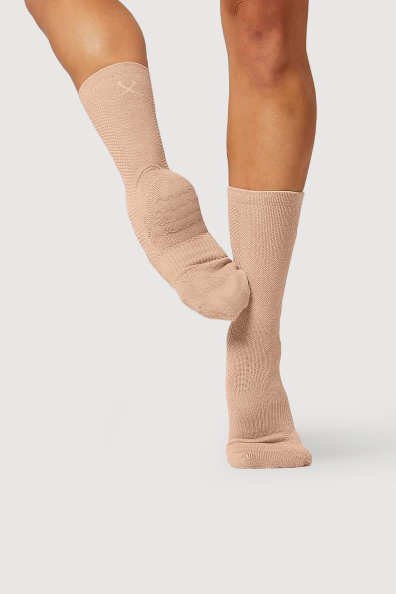 Bloch Dance Women's Socks Sand | DILKV50004