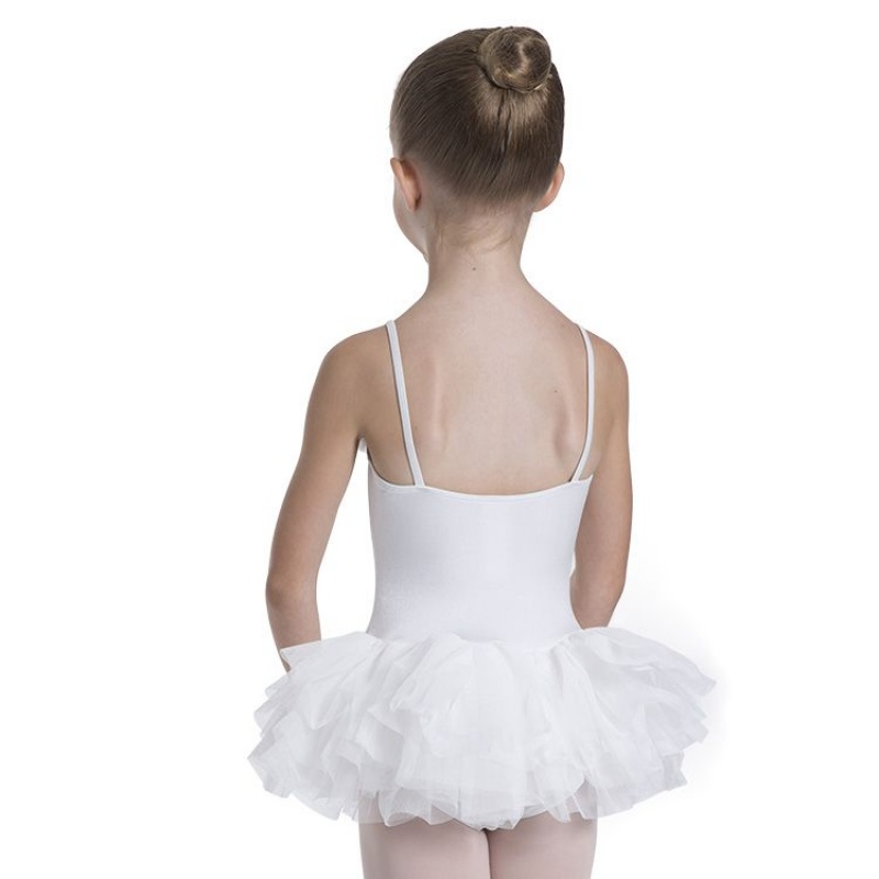 Bloch Desdemona Leotard Kids' Dress White | ILCIF15488