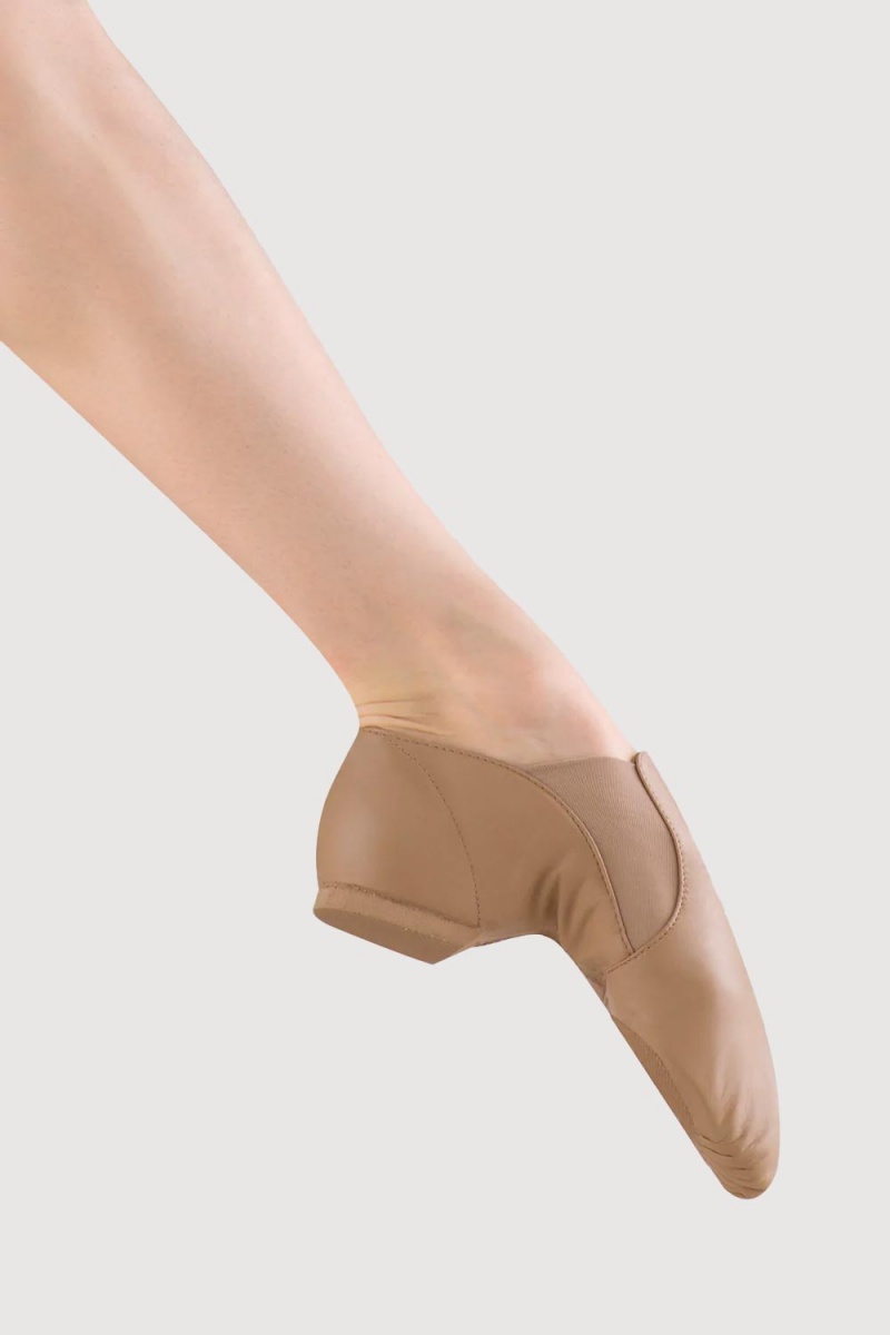 Bloch Elastaboot Adults Women's Jazz Tan | ILEAH45798