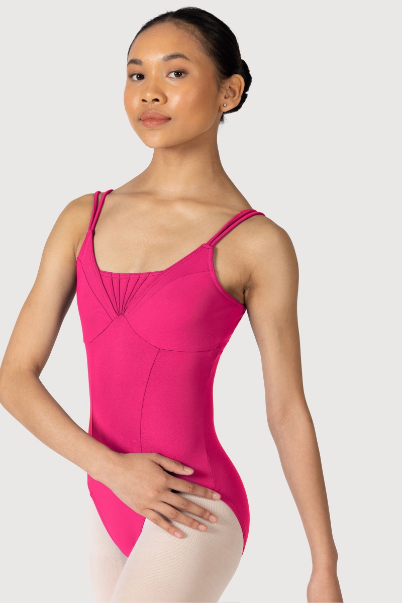 Bloch Elegance Fan Women\'s Leotards Hot Pink | PILQX34795