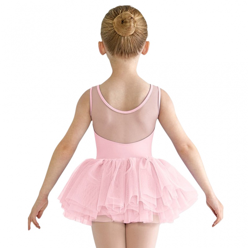 Bloch Emica Sweetheart Tank Tutu Kids' Leotards Candy Pink | MILHR41925