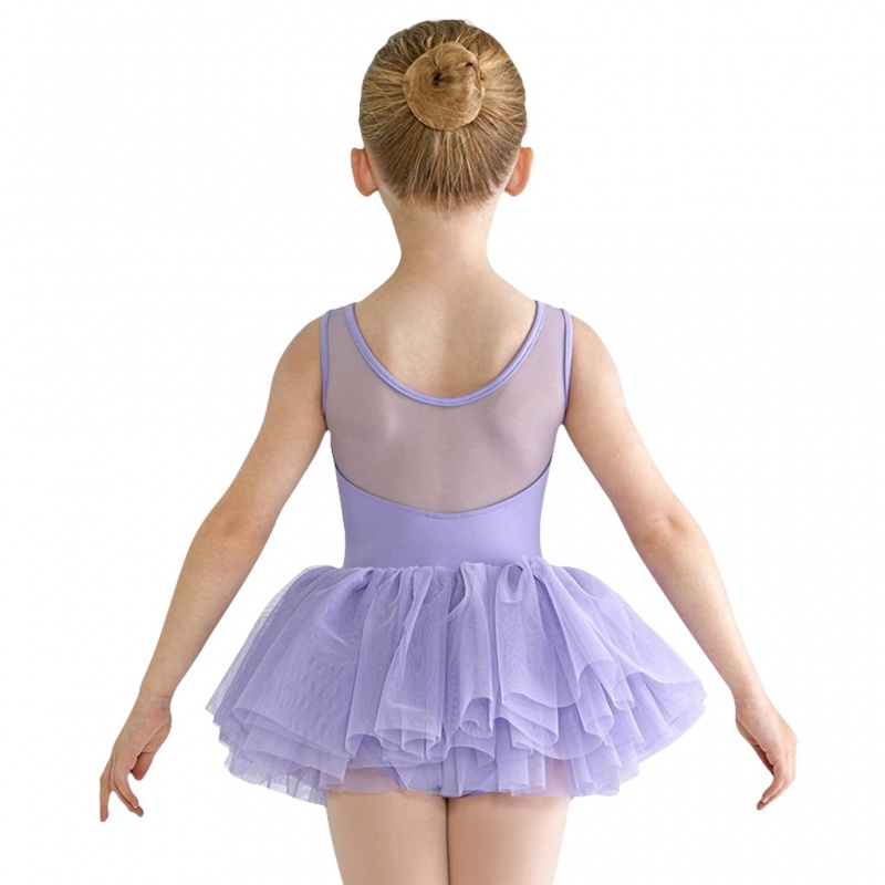 Bloch Emica Sweetheart Tank Tutu Kids' Leotards Lilac | TILWZ47875