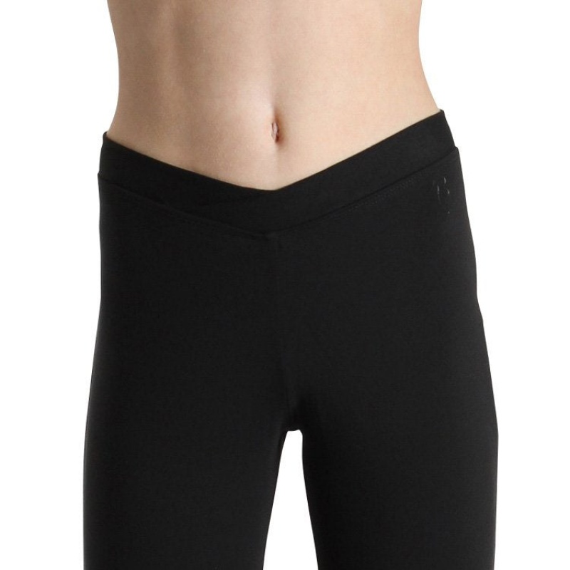 Bloch Front Pant Kids' Bottoms Black | TILPQ37535