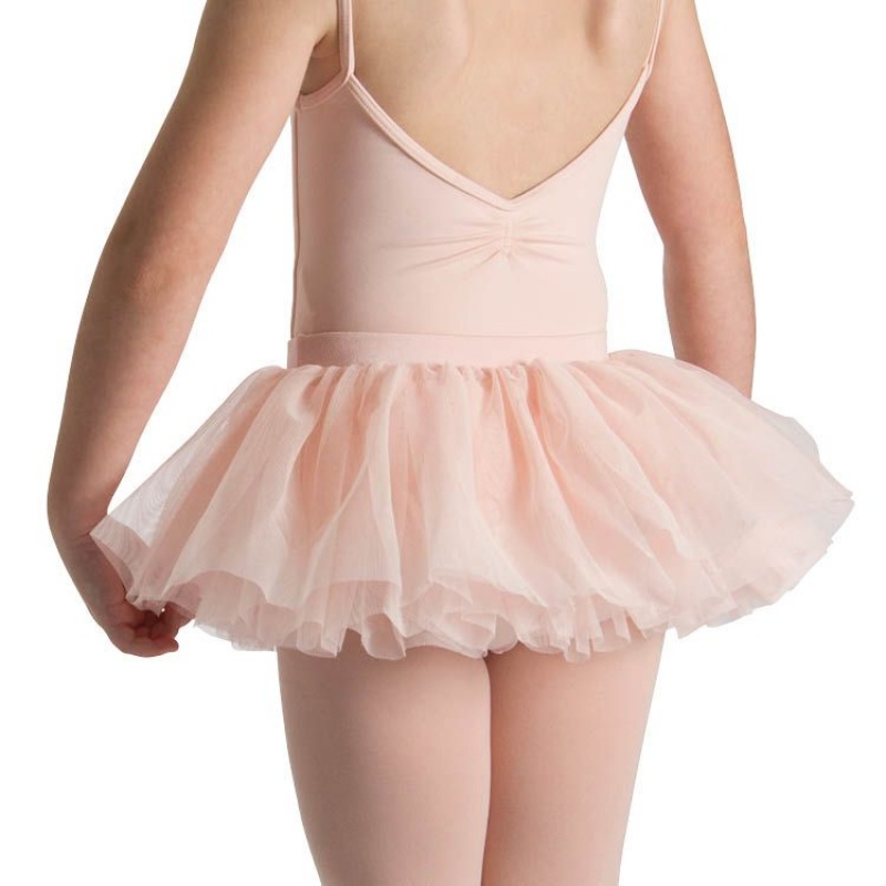 Bloch Hurley Layered Kids' Skirts Light Pink | PILER45432