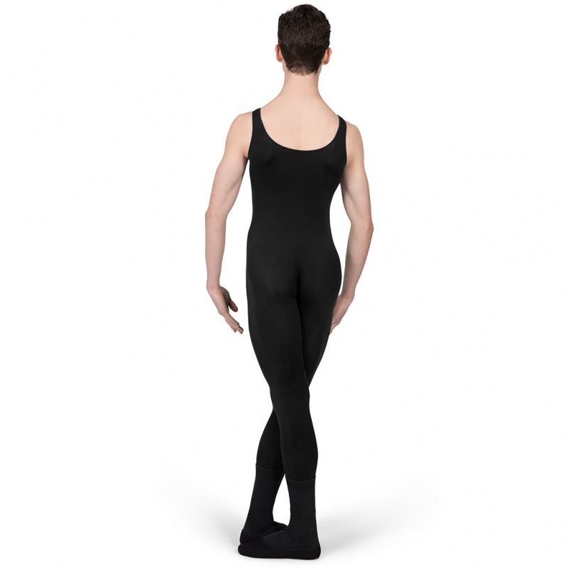 Bloch Imperial Chad N/S Men's Unitards Black | QILUV86659