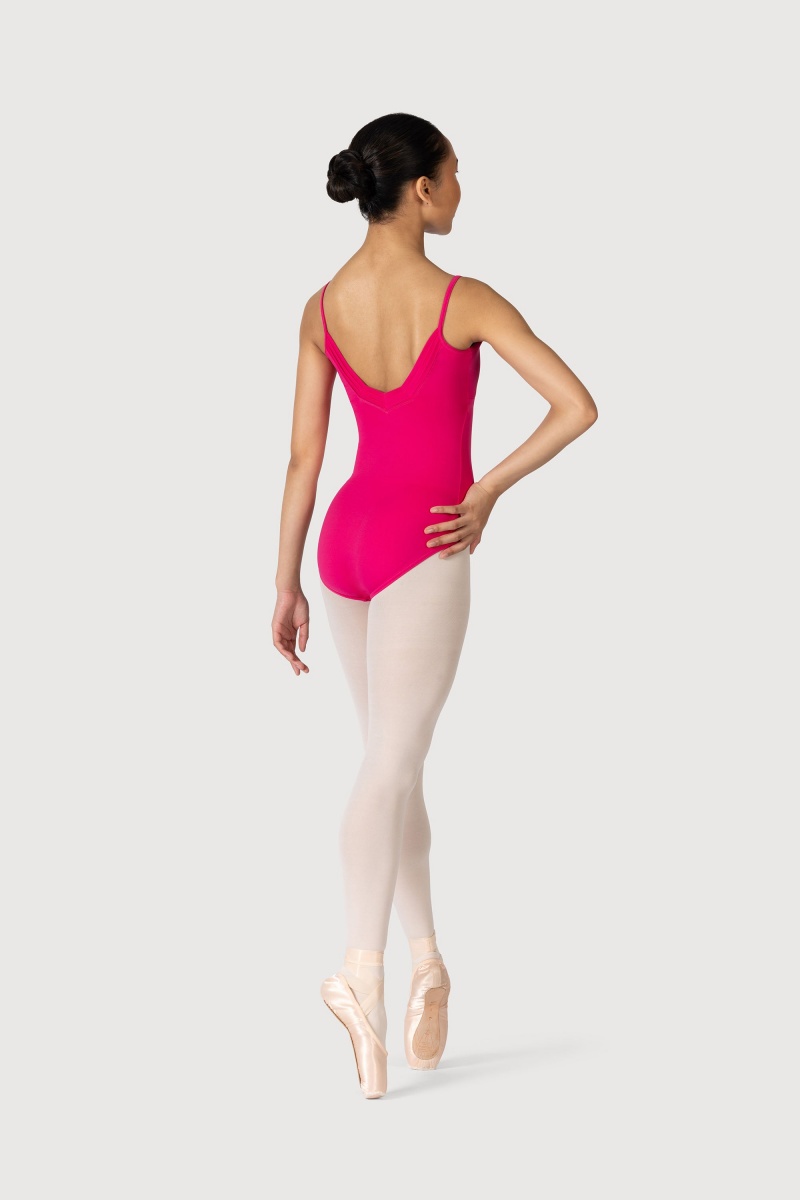 Bloch Lustre Camisole Women's Leotards Hot Pink | LILSX40056