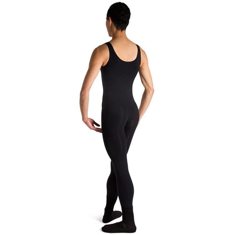 Bloch Mark Scoop Neck Tank Men's Unitards Black | EILVG82594