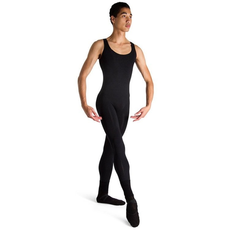 Bloch Mark Scoop Neck Tank Men\'s Unitards Black | EILVG82594