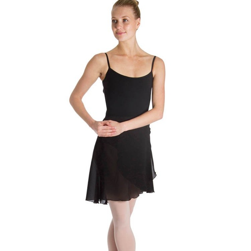 Bloch Mirella Brea Knee Length Women's Skirts Black | ILNZX13251