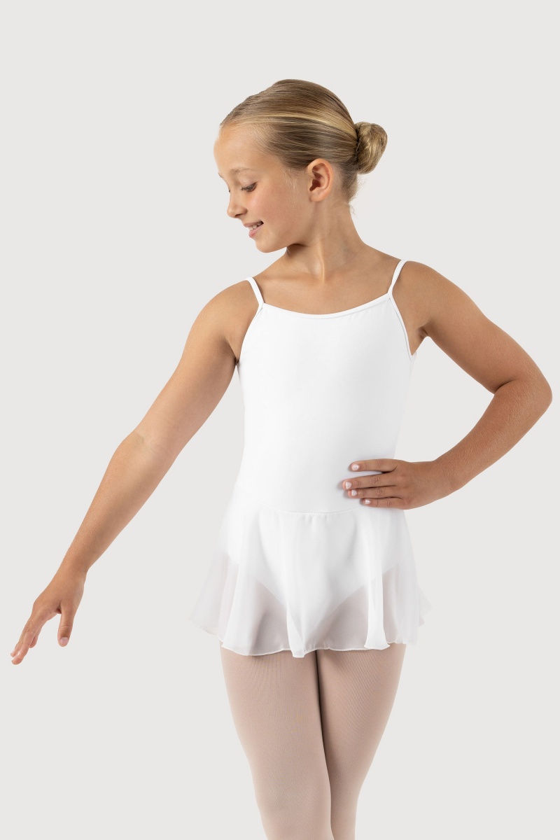 Bloch Oriole Camisole Kids\' Leotards White | ILJBT94268