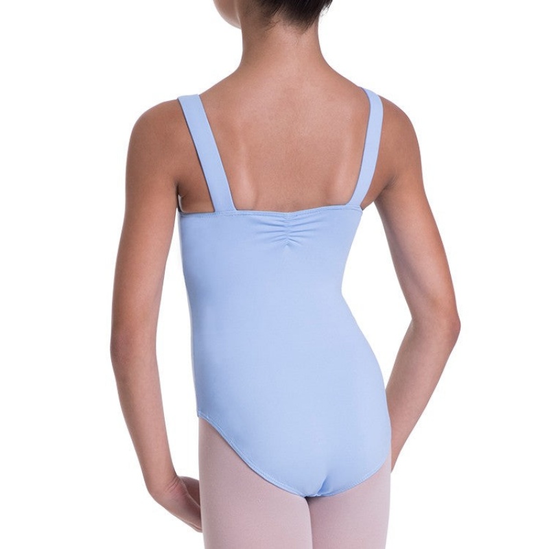 Bloch Overture Obelia Princess Seam Kids' Leotards Bluebird | XILBH28974