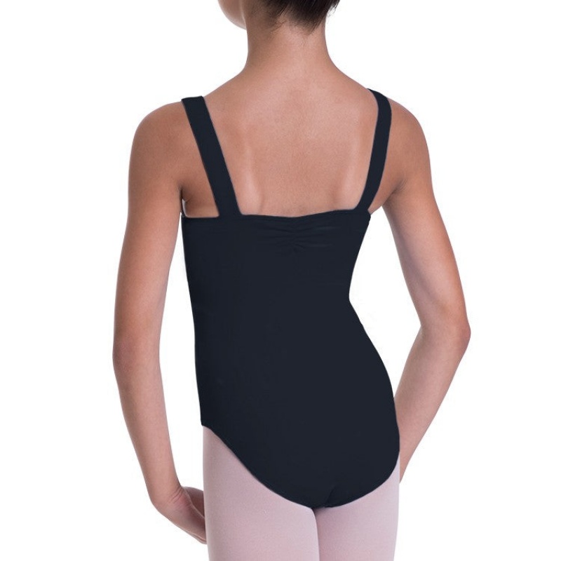 Bloch Overture Obelia Princess Seam Kids' Leotards Black | DILKV48653