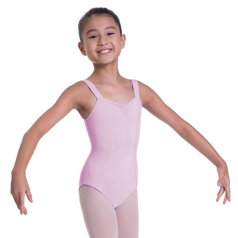 Bloch Overture Obelia Princess Seam Kids\' Leotards French Rose | ILQAV79880