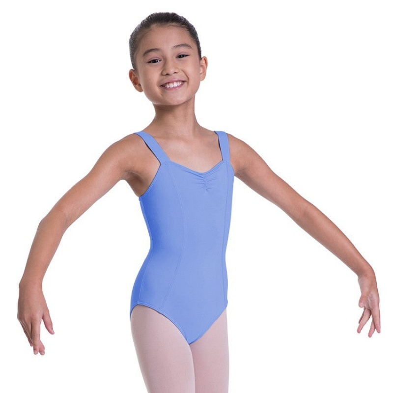 Bloch Overture Obelia Princess Seam Kids\' Leotards Cornflower | UILND44642