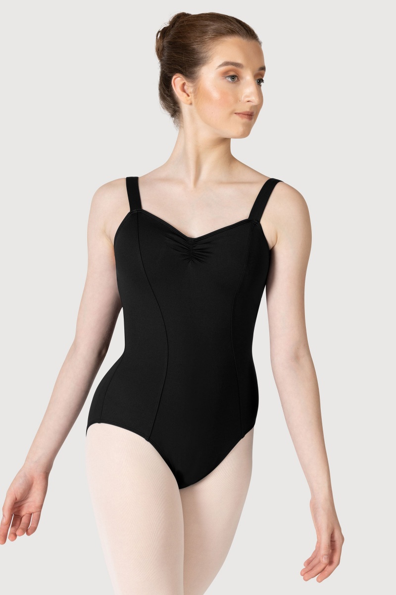 Bloch Overture Obelia Princess Seam Women's Leotards Black | ILQAV56863