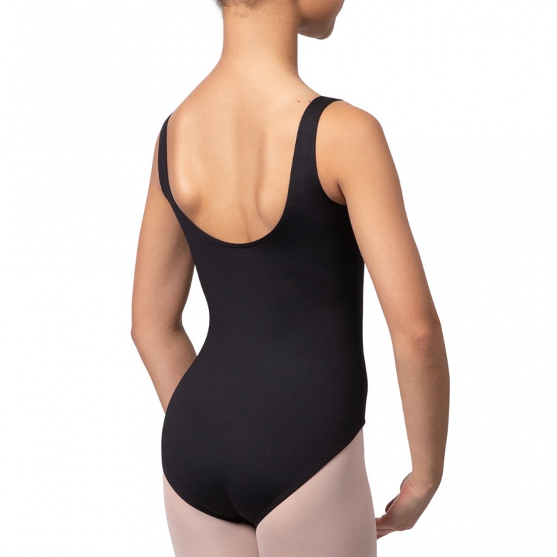 Bloch Overture Ondina Princess Seam Kids' Leotards Black | MILHR60752