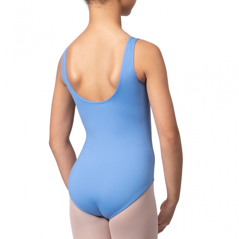 Bloch Overture Ondina Princess Seam Kids' Leotards Cornflower | ILNEJ80140