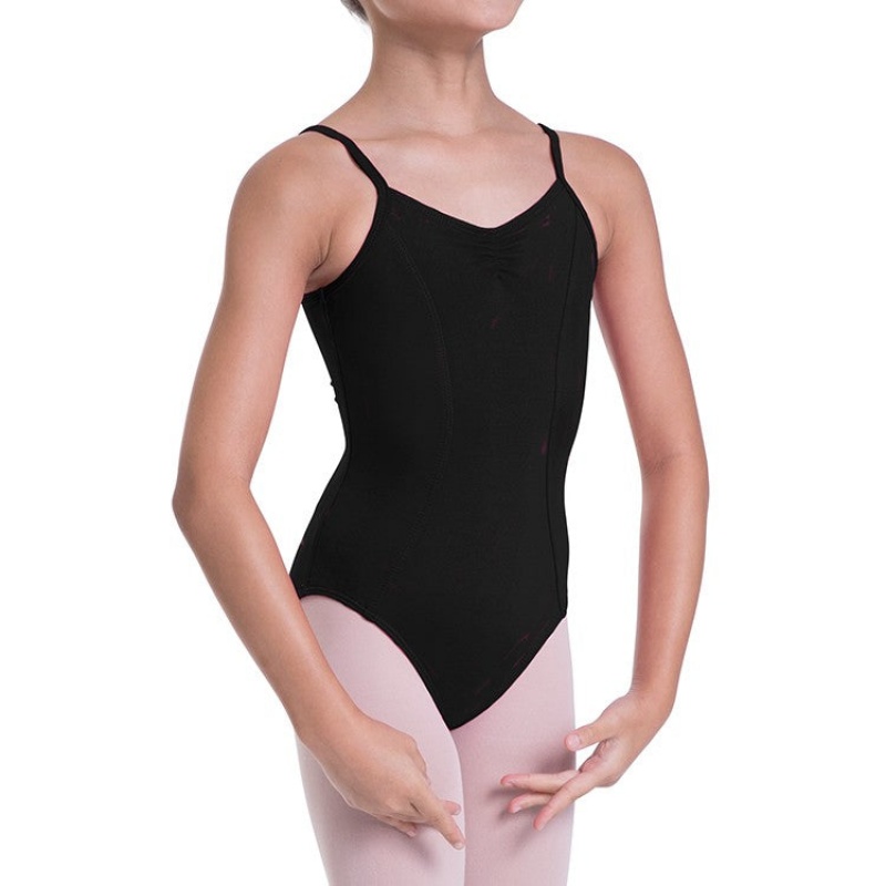 Bloch Overture Oriana Princess Seam Kids' Leotards Black | ILJVR10646