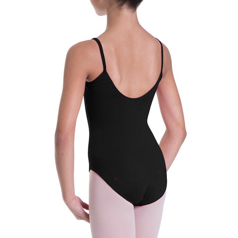 Bloch Overture Oriana Princess Seam Kids' Leotards Black | ILJVR10646