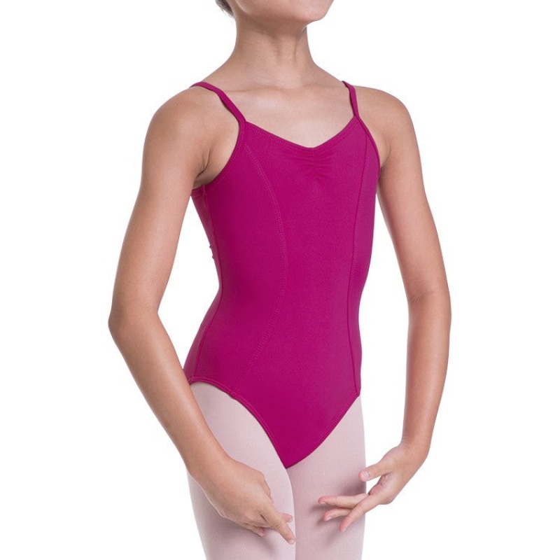 Bloch Overture Oriana Princess Seam Kids' Leotards Mulberry | ILDFL38146