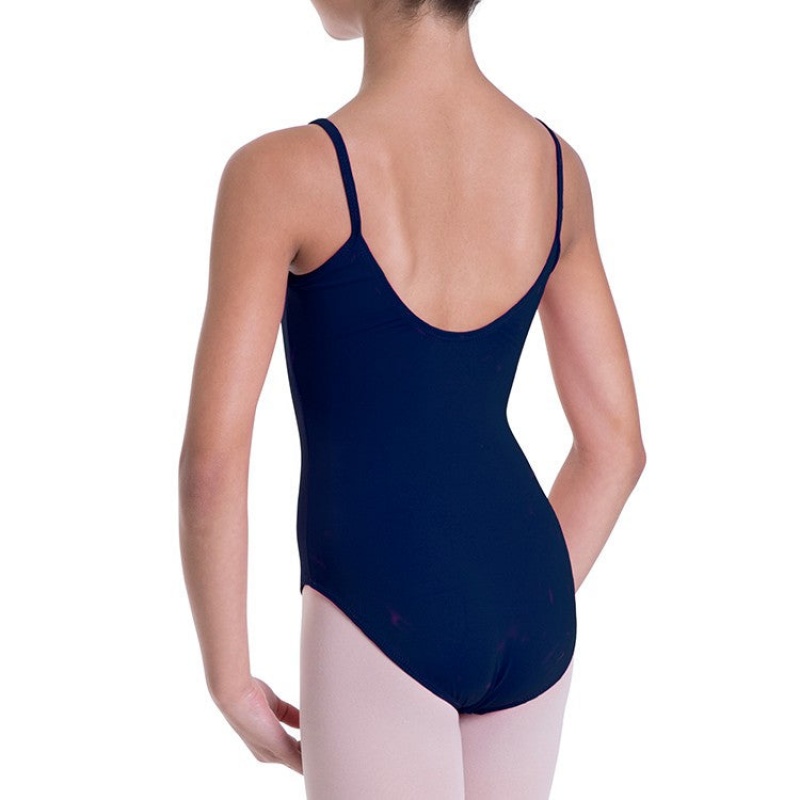 Bloch Overture Oriana Princess Seam Kids' Leotards Navy | ILZDE38277