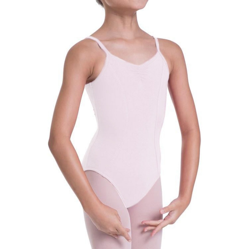 Bloch Overture Oriana Princess Seam Kids' Leotards Candy Pink | ZILNQ50102