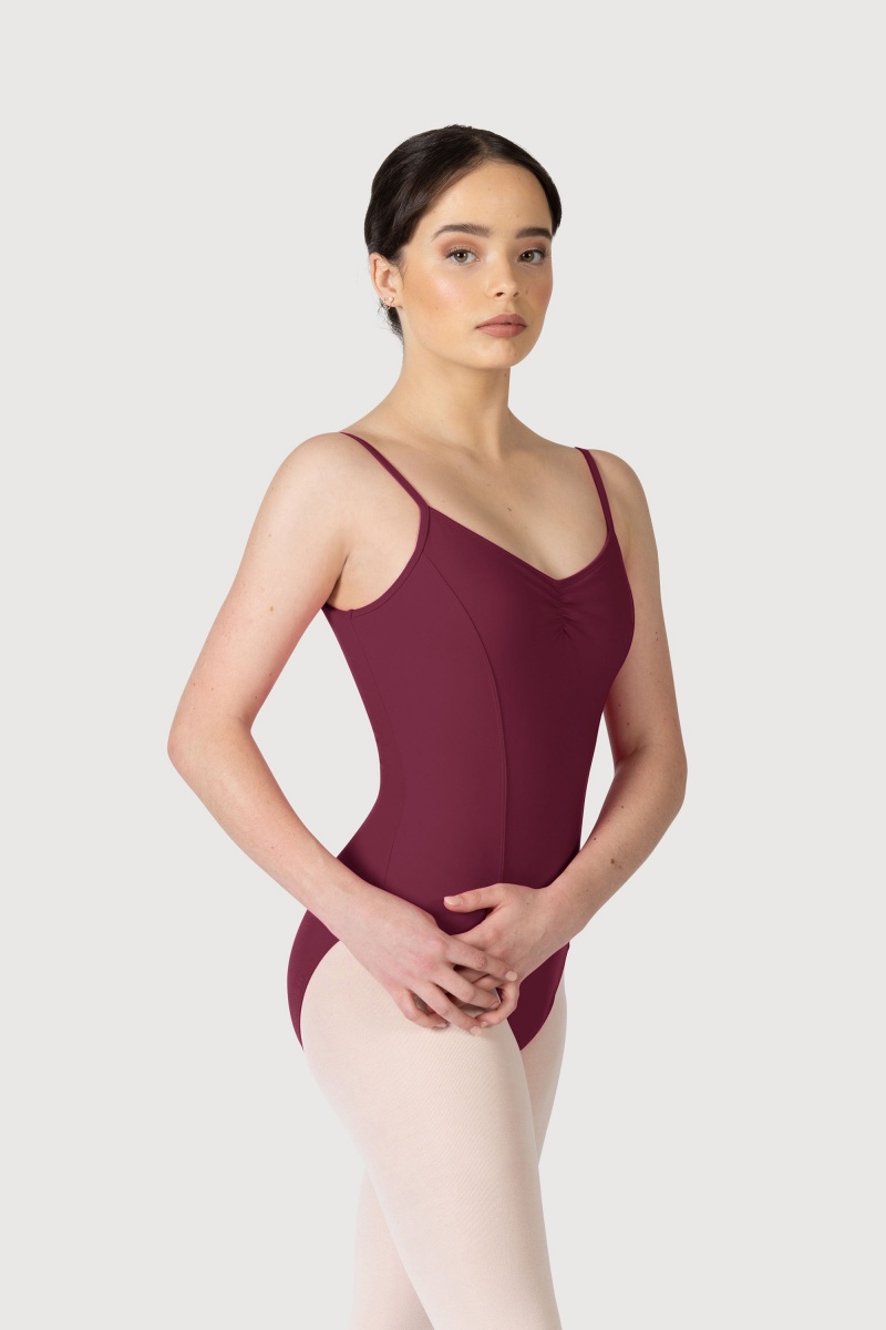 Bloch Overture Oriana Princess Seam Women\'s Leotards Burgundy | ZILNQ95283