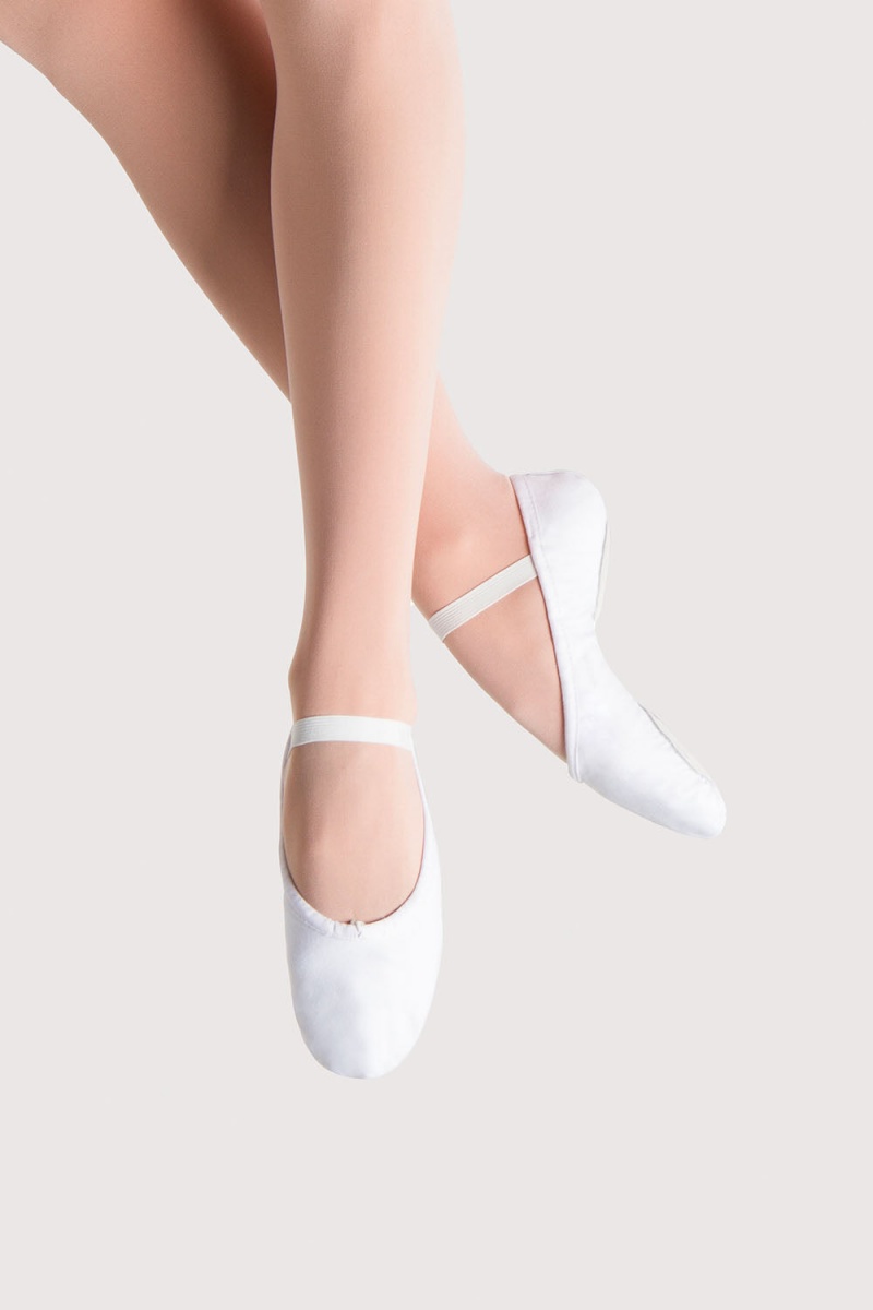 Bloch Prolite II Canvas Women's Ballet Flats White | QILUV78037