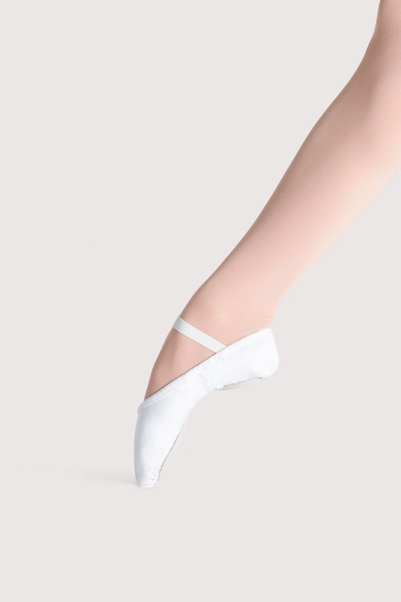 Bloch Prolite II Canvas Women's Ballet Flats White | QILUV78037