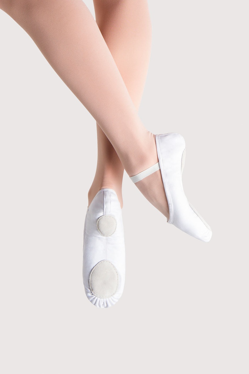 Bloch Prolite II Canvas Women\'s Ballet Flats White | QILUV78037