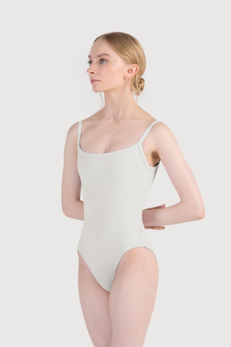 Bloch Rubee Scoop Rib Cami Women\'s Leotards Ivory | ILJVR84535