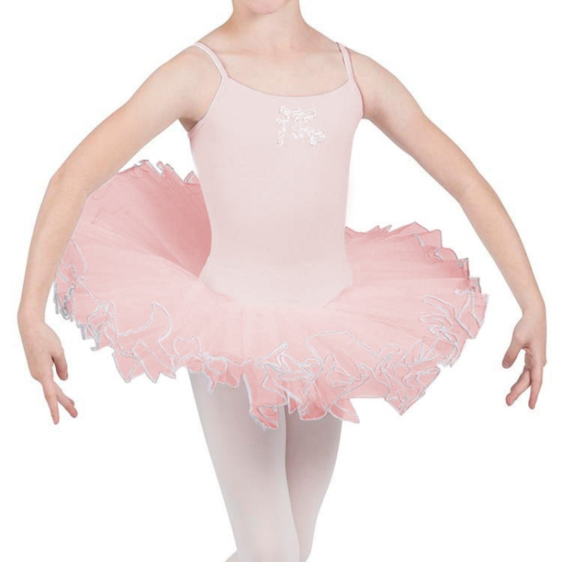 Bloch Silvana Diamante Kids' Dress Candy Pink | LILTR62314