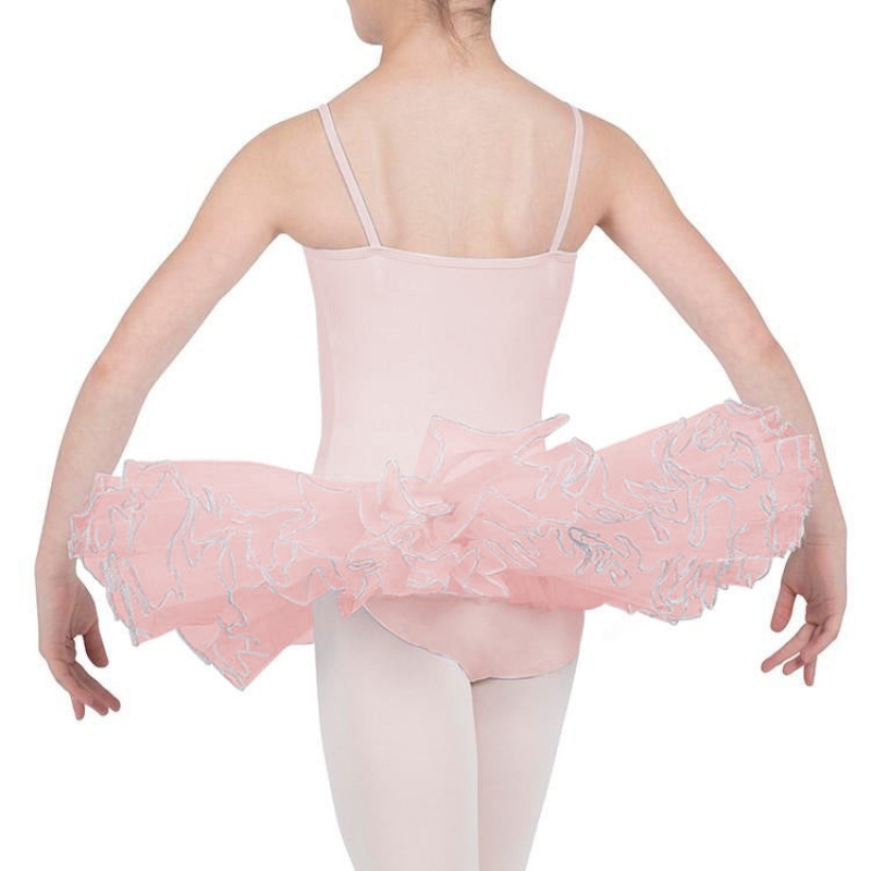 Bloch Silvana Diamante Tutu Kids' Leotards Candy Pink | ILNEJ62343