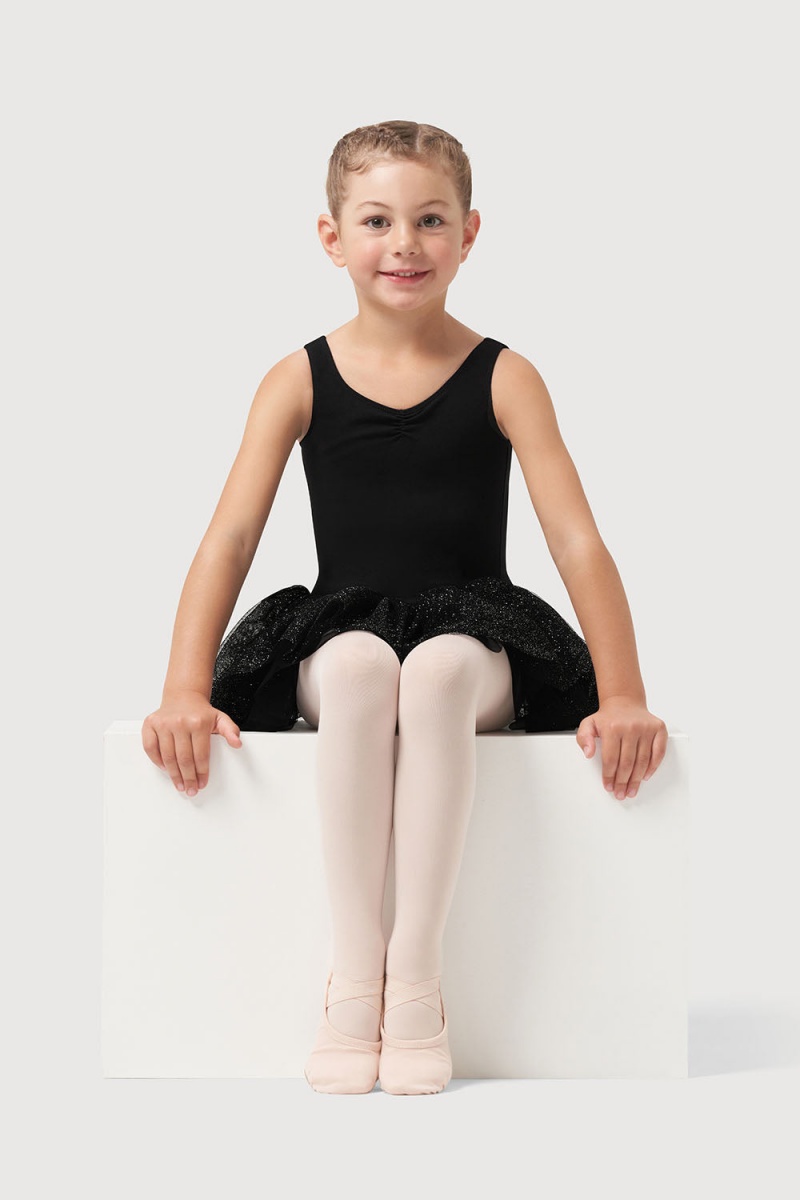 Bloch Sparkle Tank Tutu Kids\' Leotards Black | ILCIF29097