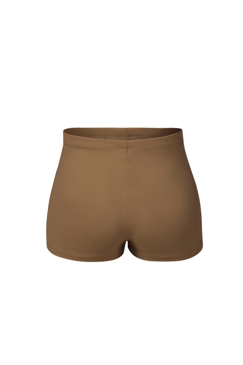 Bloch Starr High Waist Micro Short Kids' Underwear Almond | ILEGJ33968