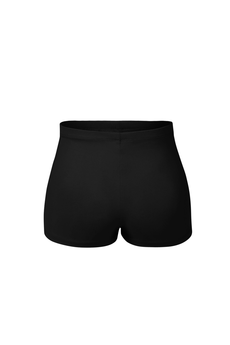 Bloch Starr High Waist Micro Short Kids' Underwear Black | ILNEJ45341