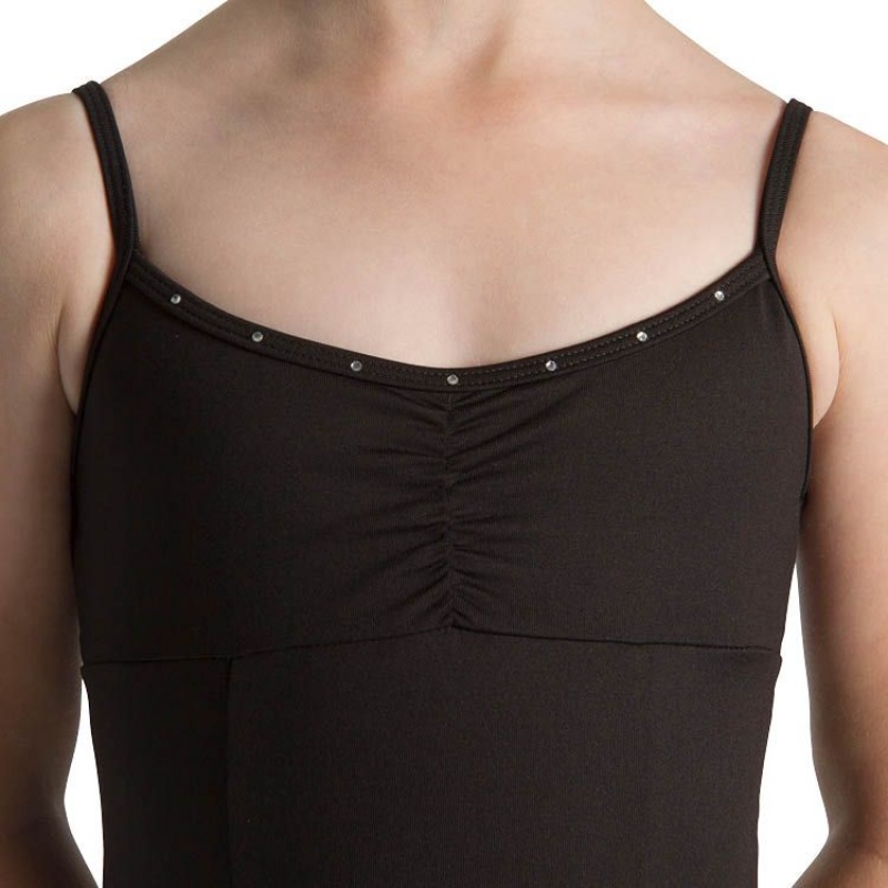 Bloch Sugar Bow Back Kids' Leotards Black | SILNY72460