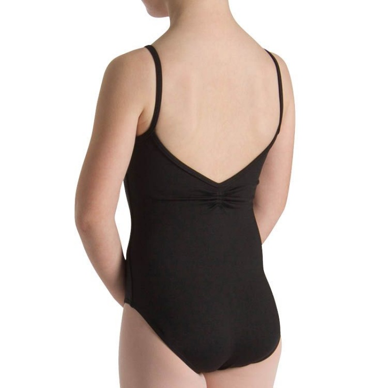 Bloch Teresa Pinch Front And Back Kids' Leotards Black | TILPQ67229