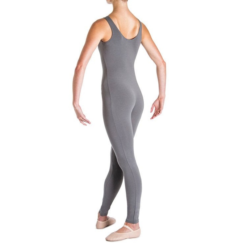 Bloch Utano Scoop Neck Women's Unitards Slate | ILJKU17421