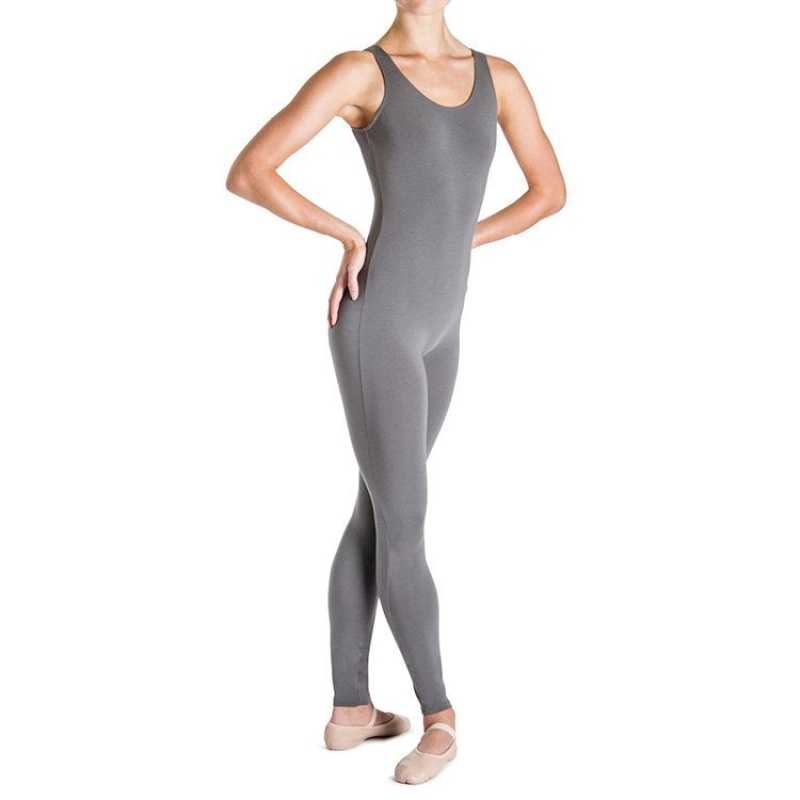 Bloch Utano Scoop Neck Women\'s Unitards Slate | ILJKU17421